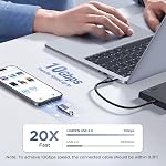 UGREEN USB à USB C Adaptateur & USB C à USB Adaptateur Combo 4-Pack, 10Gbps Convertisseur de type C, Chargeur de voiture compatible avec MacBook Pro, iPad Mac mini, iPhone 17/16, Galaxy, PC/Laptop, Pièce jointe du disque dur