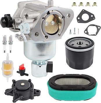 16-853-19S Carburetor Replacement For Kohler KT725 KT730 KT735 KT740 KT745, Include Air Filter, Fuel Pump, Oil Filter parts, Replace 32-853-67-S, 32-853-63S