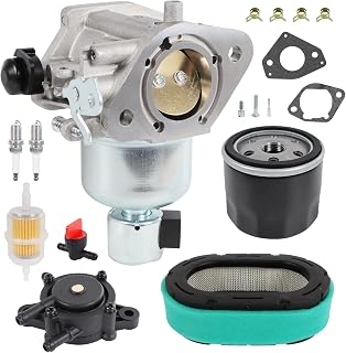16-853-19S Carburetor Replacement For Kohler KT725 KT730 KT735 KT740 KT745, Include Air Filter, Fuel Pump, Oil Filter parts, Replace 32-853-67-S, 32-853-63S