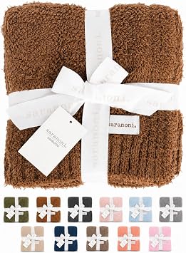 Saranoni Bamboni Baby Blanket Breathable Bamboo Soft Security Taupe Mini | Luxury infant blanket featuring cloud-like softness, lightweight warmth, and a 15 x 20 inch size for everyday baby comfort.