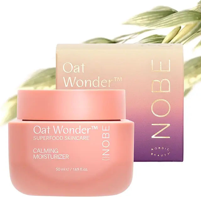 NOBE Oat Wonder Beruhigende Feuchtigkeitscreme 50 ml – Vegan & Ecocert für unreine Haut