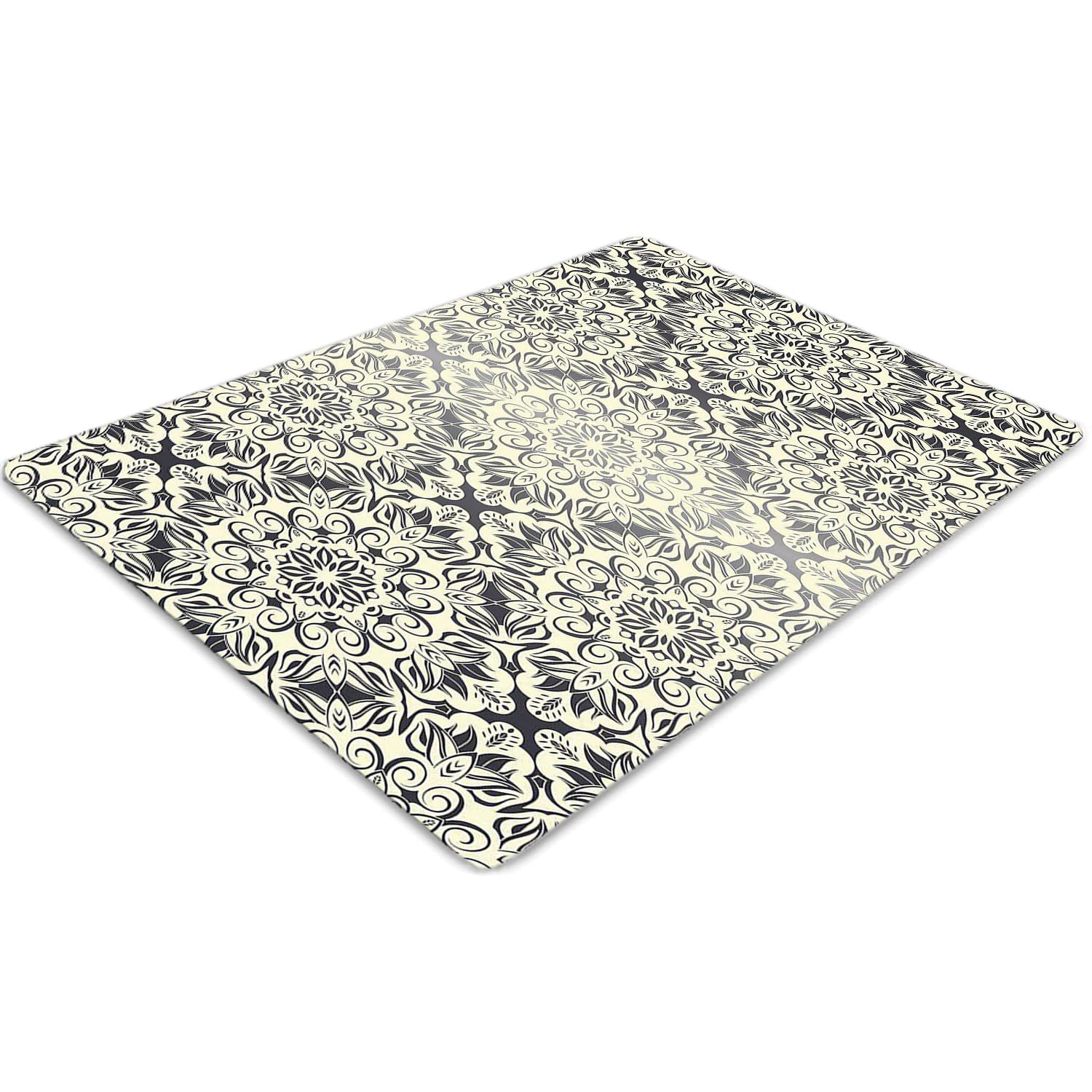 Tapis de Chaise PVC Rectangulaire Protecteur de Sol 120x90
