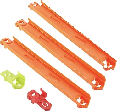 Hot Wheels Track Creator Straight Track Pack, Speed Snap Track 3 & 2 Adapters