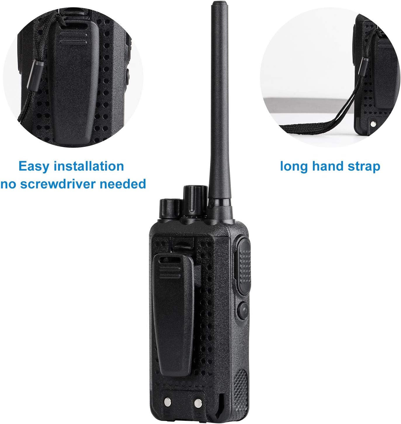Review TIDRADIO TD-60 Two Way Radio 2 Way Radios Walkie Talkies Long Range 16CH 2 Way Radio with Earpiece 10 Pack…