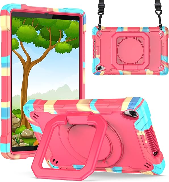 KATUMO Case for Lenovo Tab M8 TB-8705F/N 8 inch, Heavy Duty Shockproof M8 FHD Smart Case with Stand & Hand Strap (Not for Lenovo Tab M8 HD TB-8505F/X)