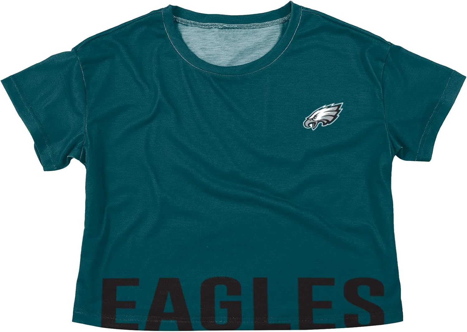 FOCO NFL Womens NFL Team Logo Ladies Bottom Line Fashion Crop Top Shirt