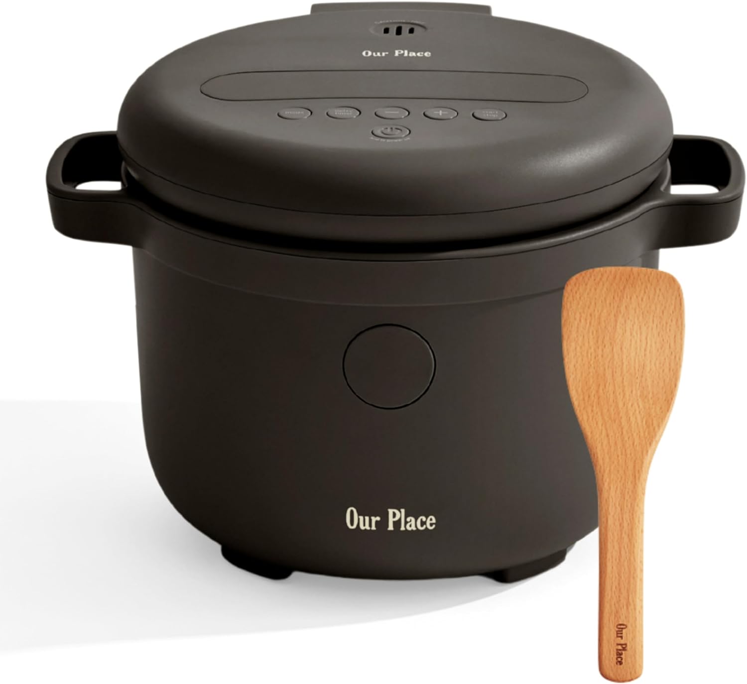 Our Place Rice Cooker | 6-Cup Compact Rice Cooker with Ceramic Nonstick Inner Pot | Fuzzy Logic Multi-Cooker for White & Brown Rice, Oatmeal & Grains | Delay Timer & Auto Keep Warm | Char