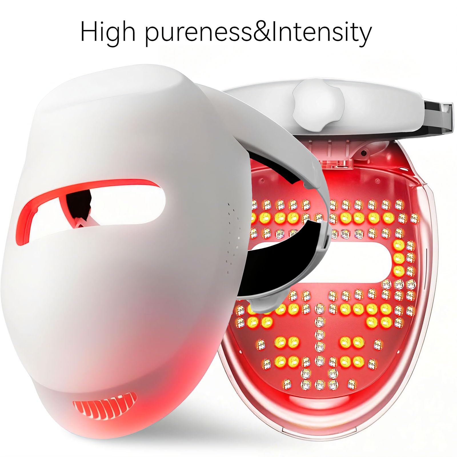 Nualux Red Light Therapy Led Facial Mask-Photons Facial Skin Care Machine LED Beauty Mask Therapy Machine -HK207