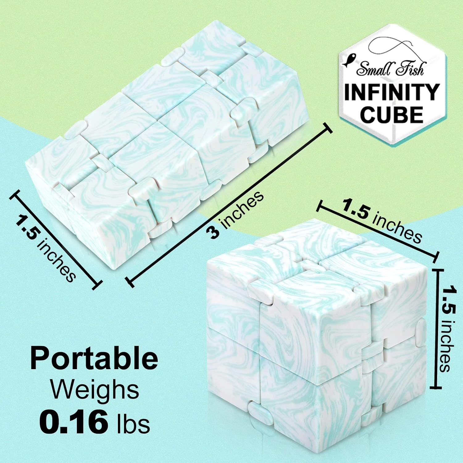 Infinity Cube Fidget Toys for Kids, Sensory Fidget Cube for Stress Relief image 2
