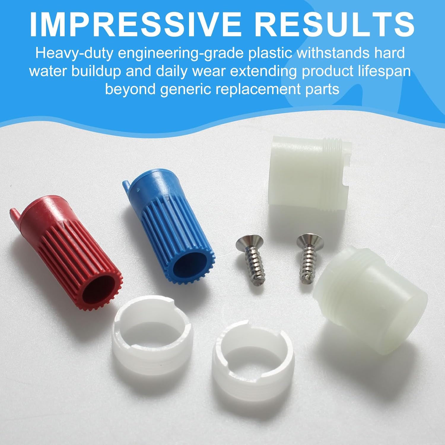 97479 Stem Extension Kit - 2 Pack for Moen Monticello Widespread Bathroom Faucet | Precision Fit Replacement Sink Faucets Cartridge & Leak Repair Kit