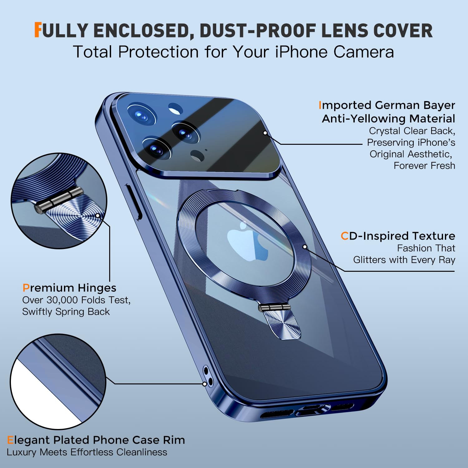 Clear Magnetic Case With Camera Lens Film & 9D Tempered Glass For IPhone 14 13 12 11 Pro Max X XS XR From Mxin001, $1.73