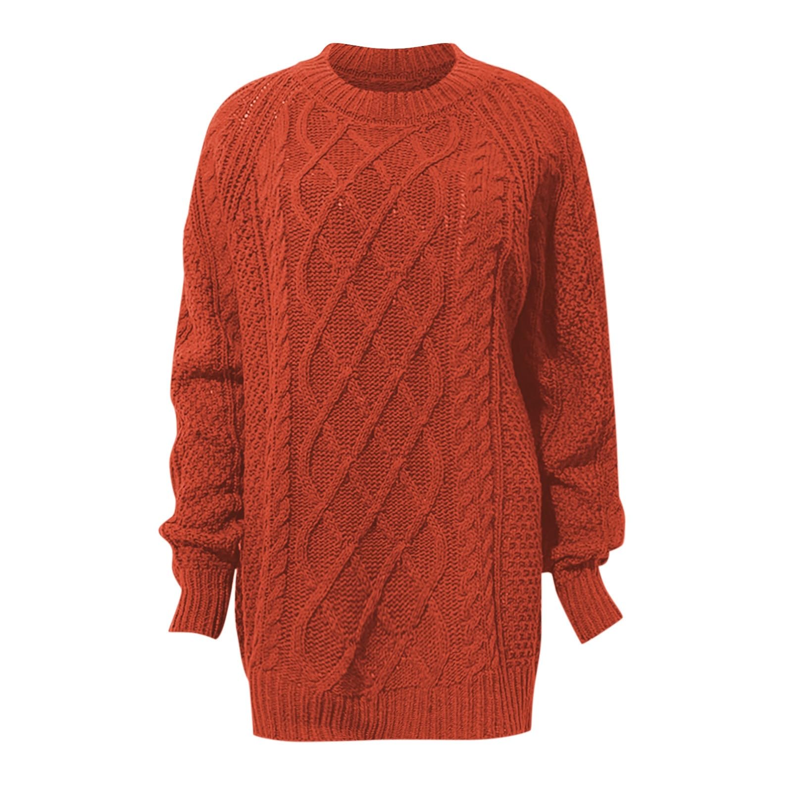 Generico Maglione Donna Dolcevita con Tessuto A Maglia Spessa, Elegante Pullover A Maniche Lunghe per Stagione Fredda, Elegante per Ufficio e Tempo Libero