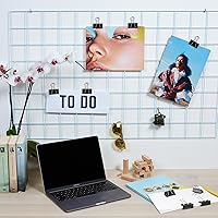 Vista 4 de Ufmarine Clips pequeños para carpeta de 1 pulgada, (144 piezas) Clips pequeños de papel para oficina