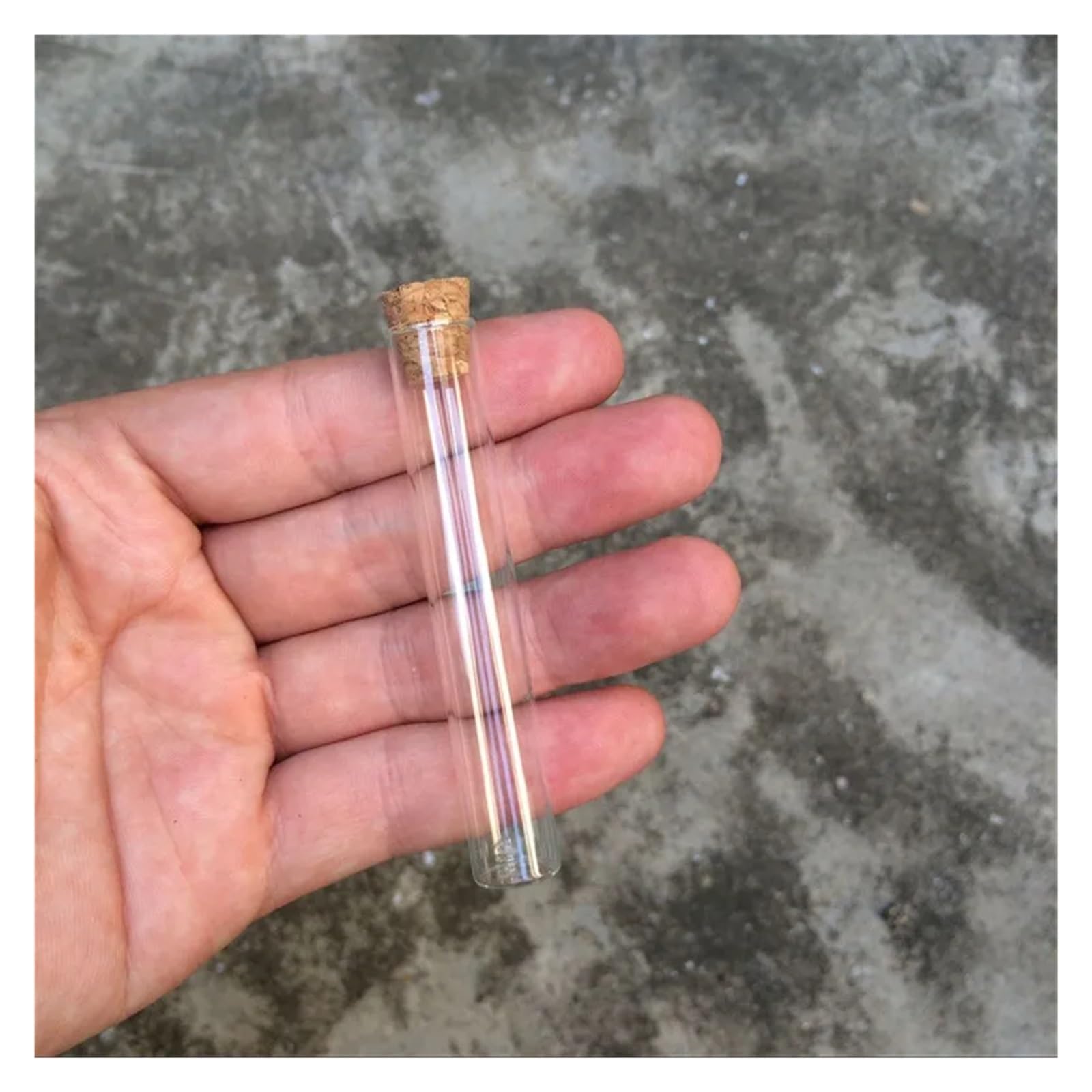 Reagenzgläser 5 ml 12 * 75mm Kleine Glas Reagenzglas Fläschchen Gläser Mit Korken Stopper Leere Transparente Flaschen 100 stücke