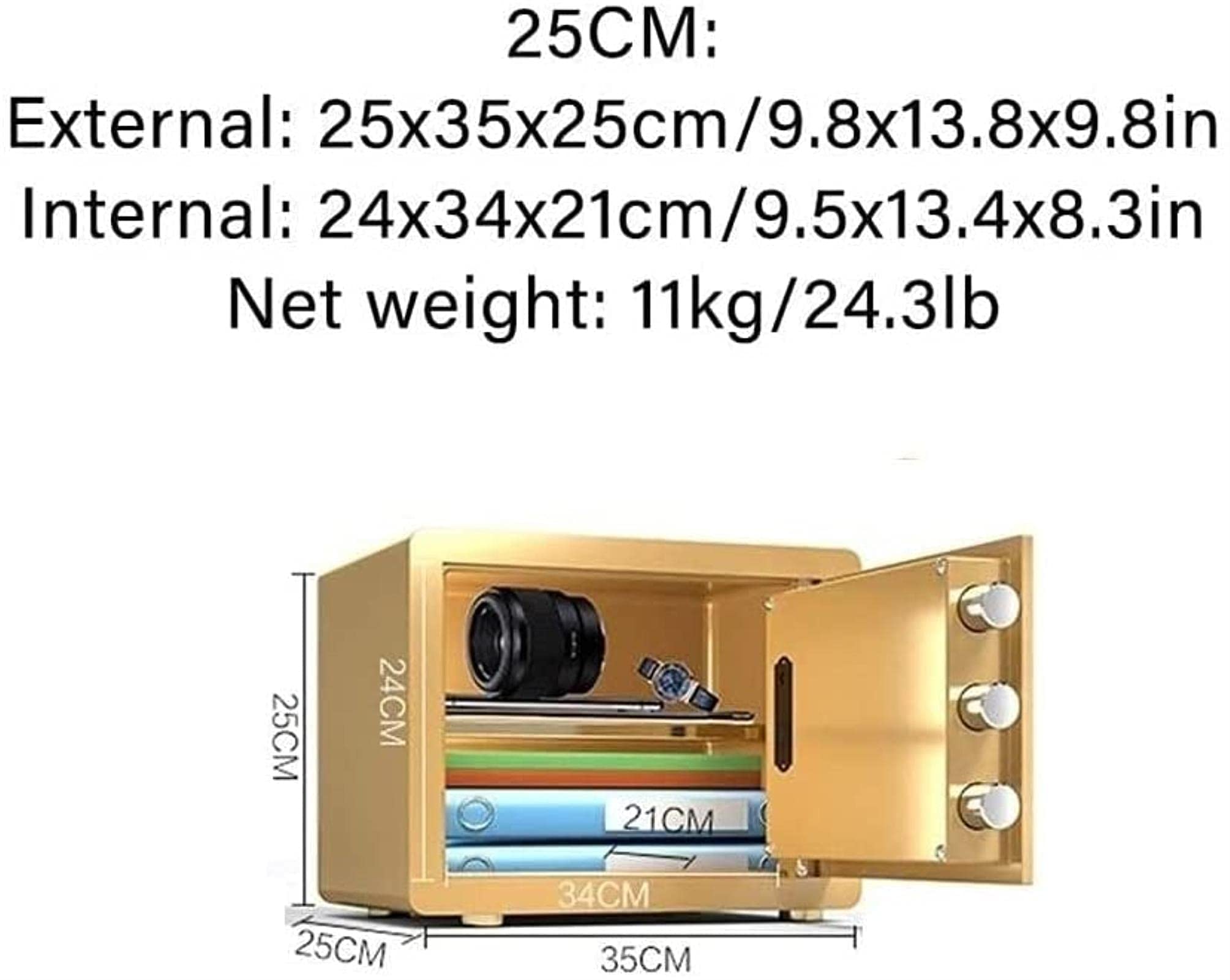 XJBTBA S, gabinete de Pared Invisible, Caja Fuerte electrónica pequeña con contraseña, Caja Fuerte antirrobo de Acero, Caja Fuerte para el hogar Inteligente en Efectivo