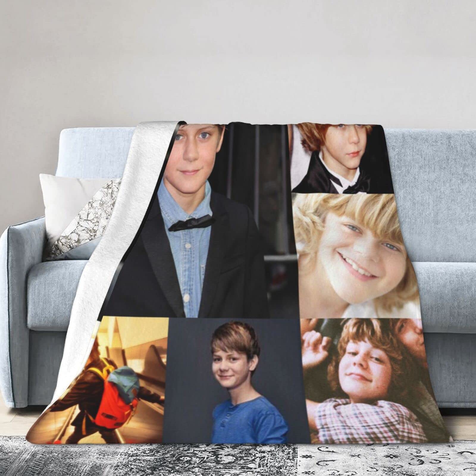 Fleece Blanket for Sofa Camping, Super Soft Lightweight Cozy Luxury Flannel Bed Blanket, Ty Boy Simpkins Fluffy Plush Couch Blanket Throw fo 125CM X 100CM