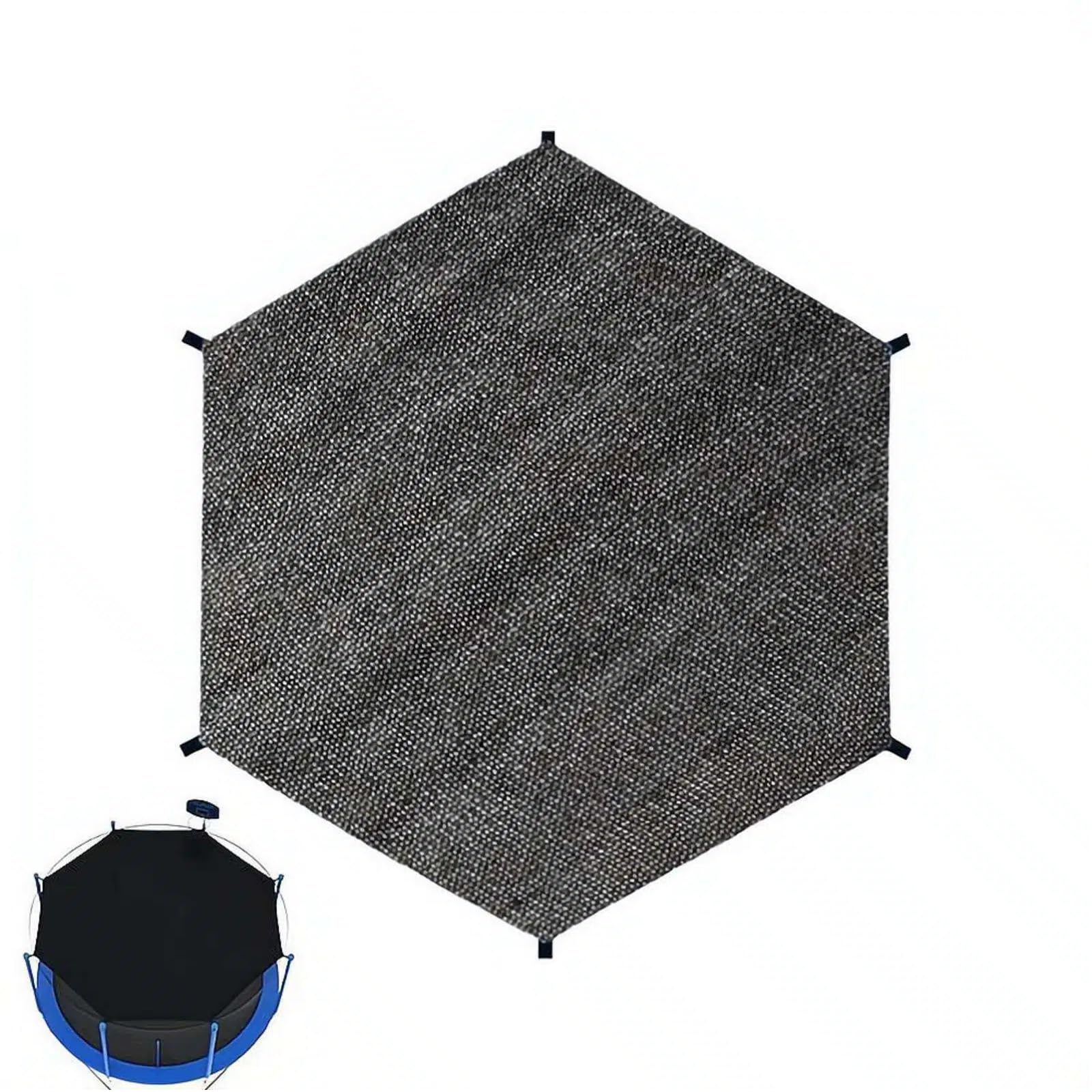 Trampoline Shade Cover, Trampoline Cover for 8FT 10FT 12FT 14FT 16FT Straight Pole Round Trampoline Sun Protection, Easy to Install,for Backyard Playground Garden & Outdoor Sports