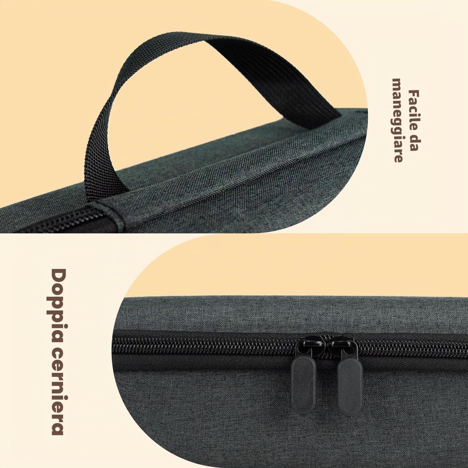 CERA+ Borsa da trasporto per macchina da caffè elettrica portatile, impermeabile, robusta, in EVA, con tracolla, adatta per viaggi, ufficio e campeggio.