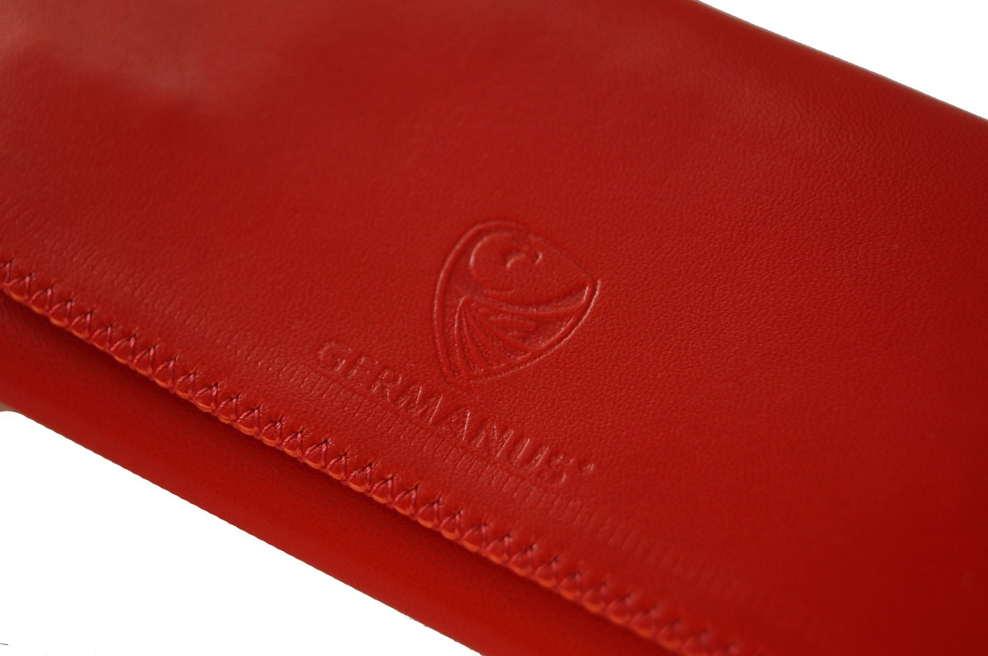 GERMANUS Astuccio Porta Tabacco - Made in EU - Vera Pelle, Russus
