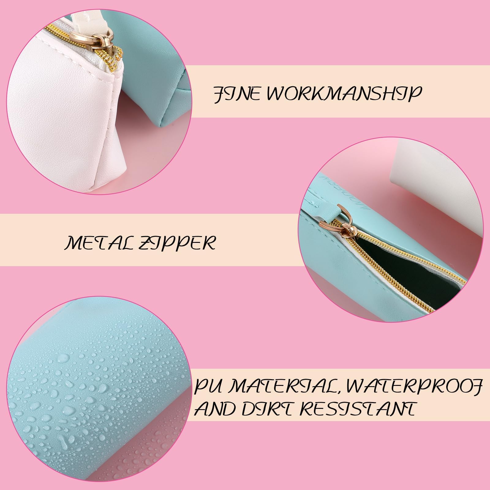 FYHJNC Leather Pen Pencil Case - Image 4