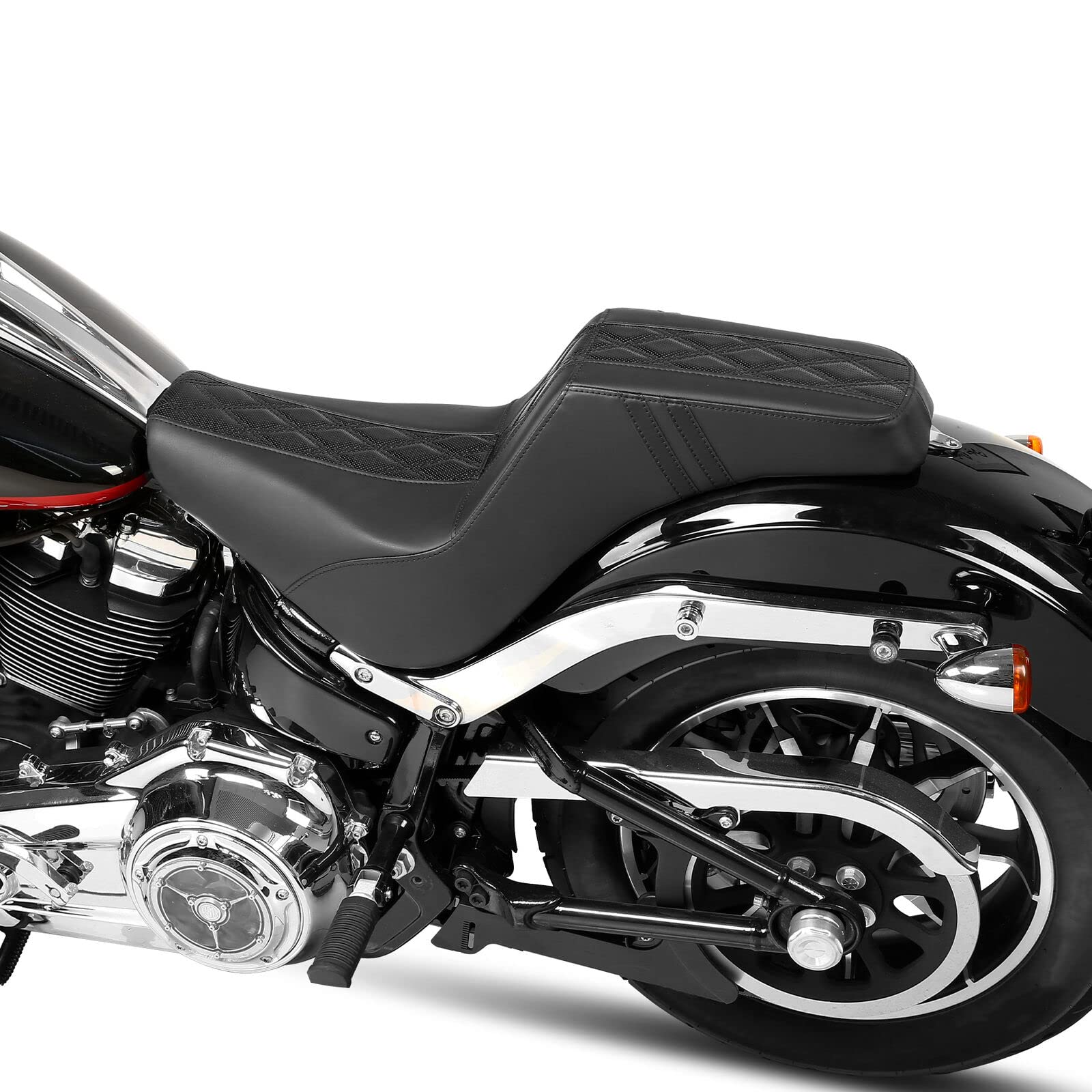 TCMT Sedile passeggero conducente monopezzo adatto per Harley Softail Street Bob FXBB FXBBS 2018-2023 Softail Standard FXST 2020-2023
