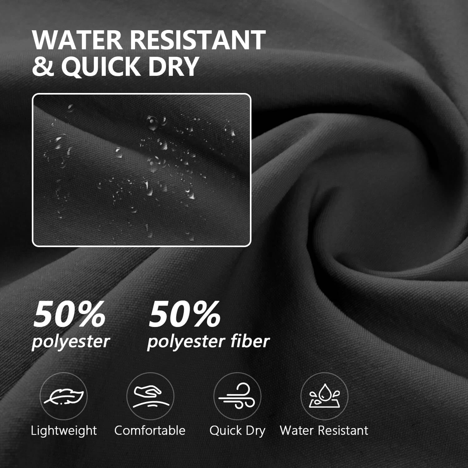 Hiking Pants Women Lightweight Cargo Pants Quick Dry Water Resistant Outdoor Travel Pants with Zipper Pockets - Image 5