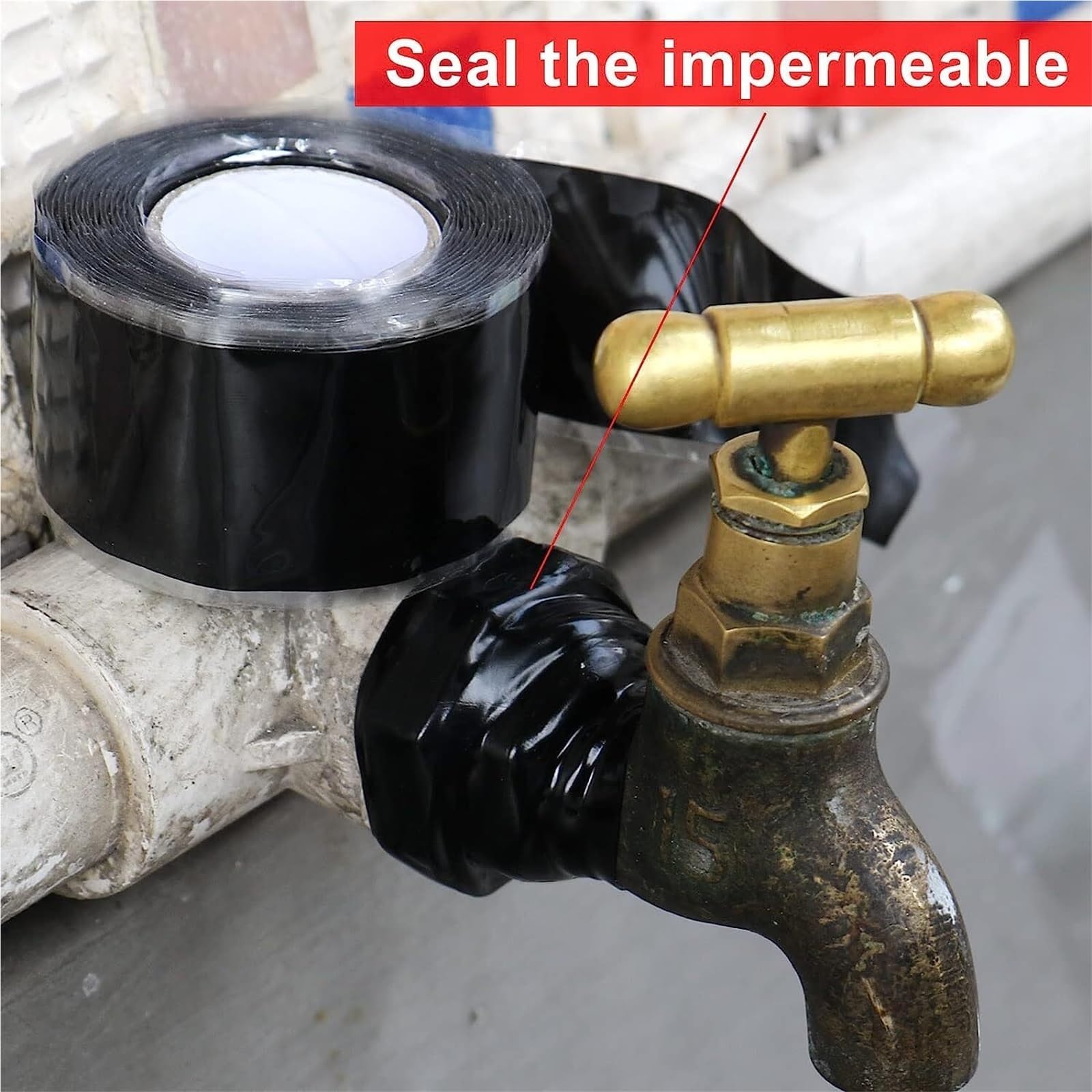 Cinta de silicona autofundible for reparación fugas, cintas unión mangueras tuberías automotrices, aislamiento plomería eléctrica impermeable, 5 uds para reparación de tuberías(30M- (20Rolls))