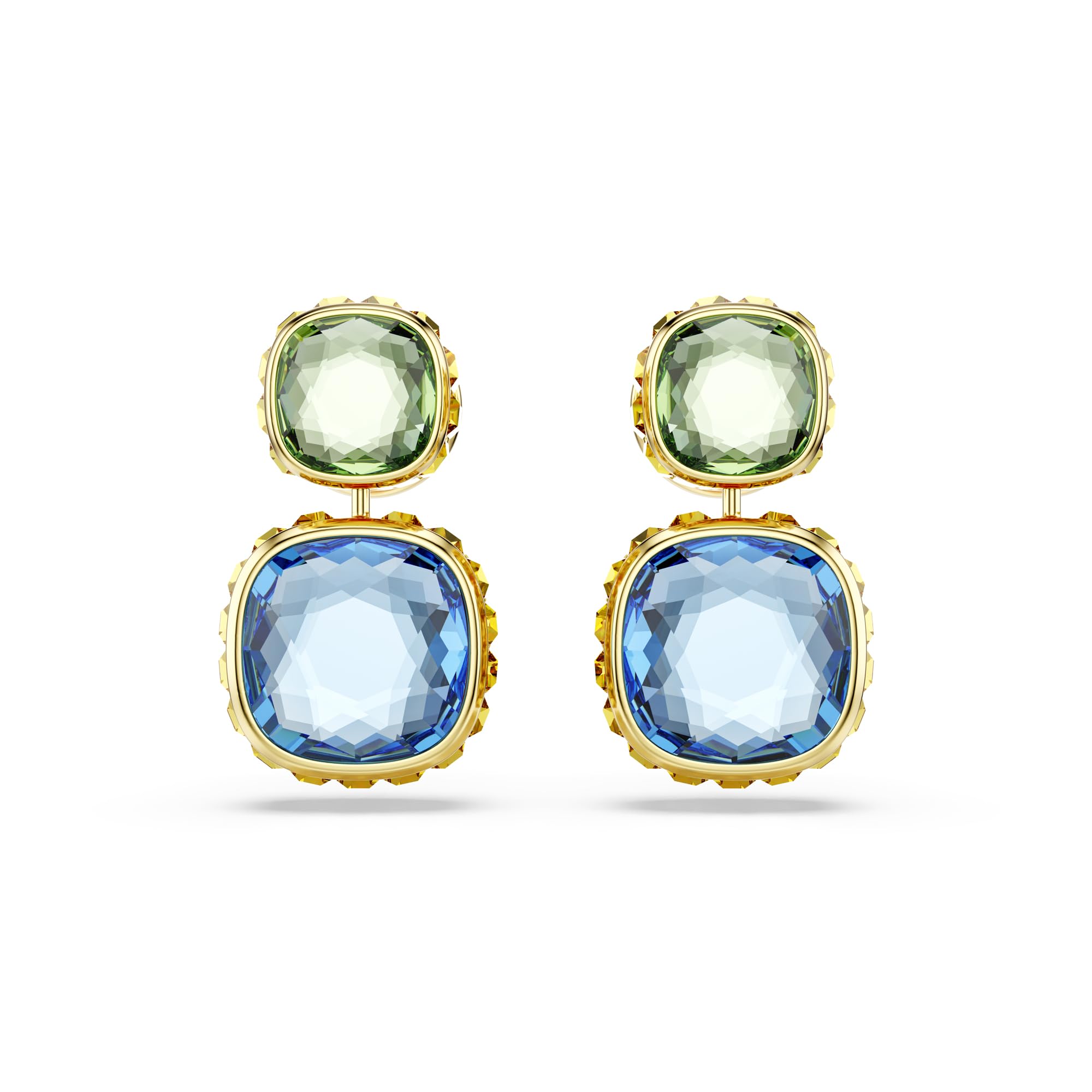 Swarovski Constella Crystal Jewelry Collection Rhodium Finish Multi Cut Crysta Pave and Prong Setting