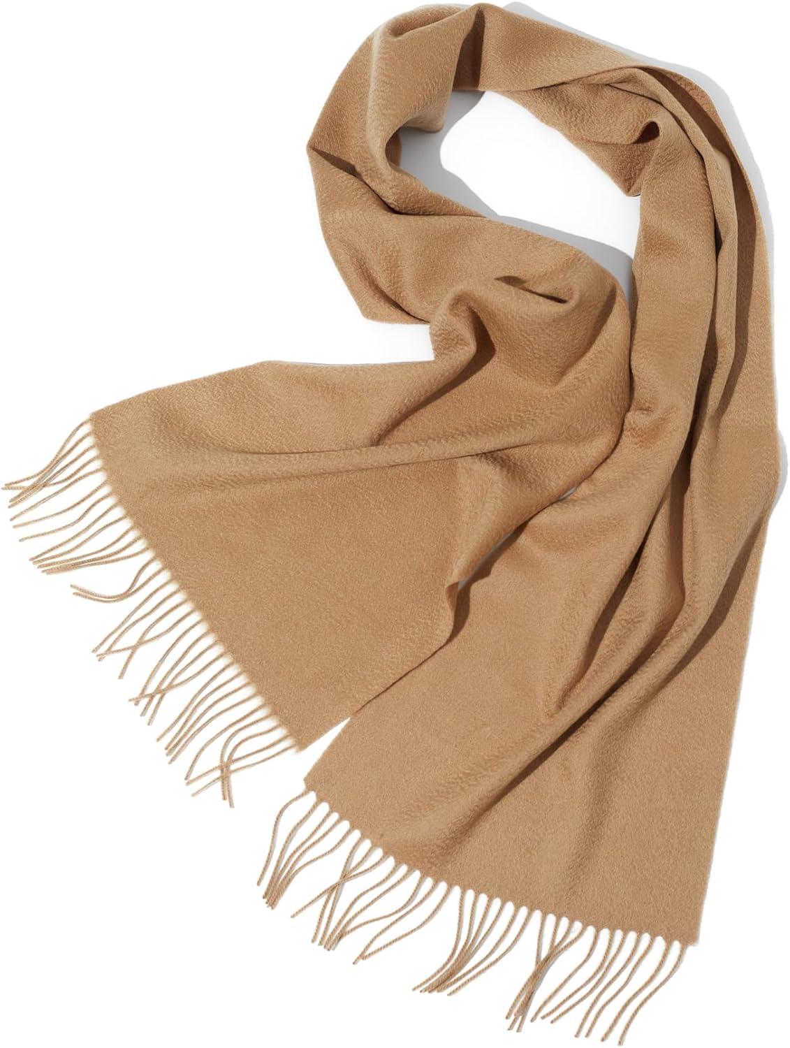 100% Cashmere Scarfs for Women, Pashmina Wraps Fringed Edges, 71"x 12", Lightweight and Warm Winter Collection - Image 2