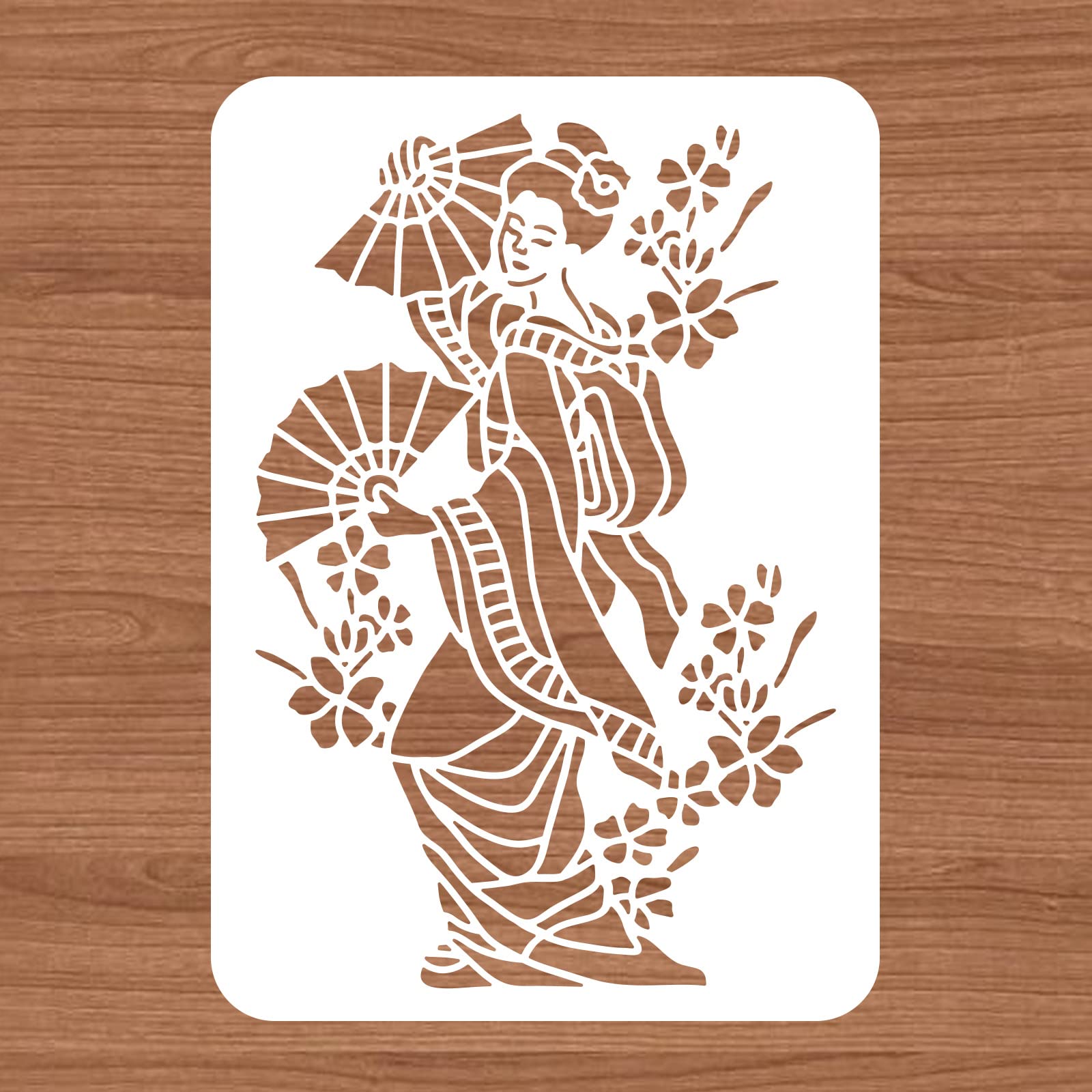 BENECREAT - Plantillas Decorativas De Plástico Para Pintura