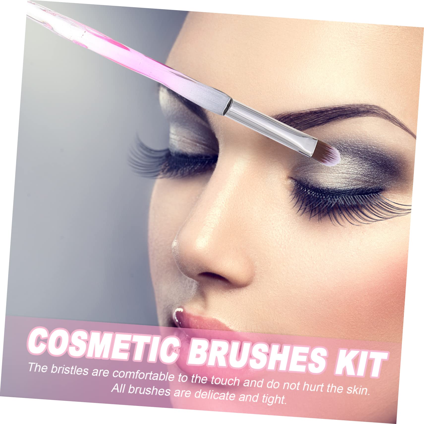 Healeved 30 Pcs Poignée En Plastique Pinceau De Maquillage Kit De Brosse À Poudre Filles Pinceau De Maquillage Pour Les Yeux Poudre Pour Le Visage Pinceau De