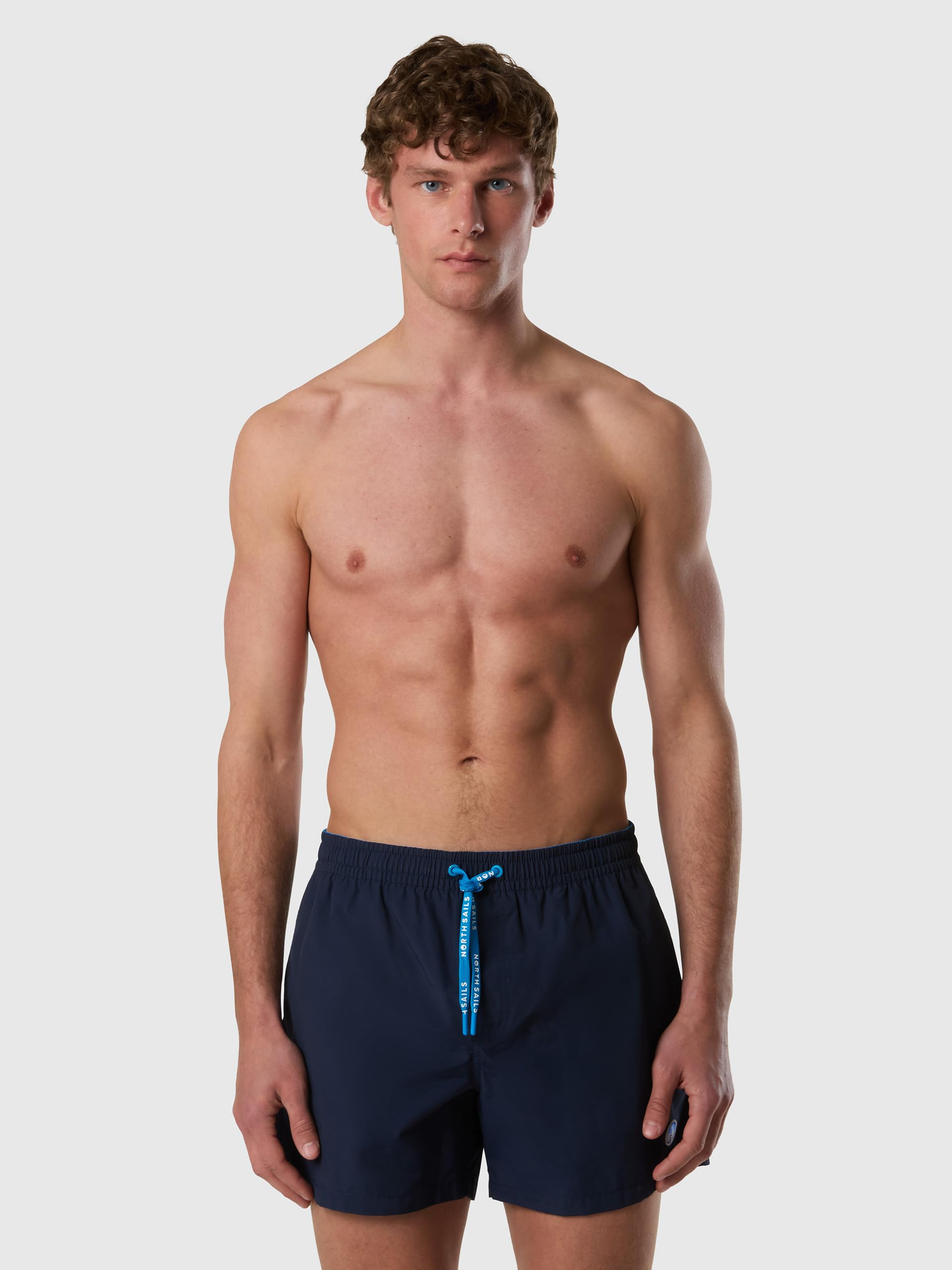 NORTH SAILS Boxer Mare Uomo in Cotone e Poliammide Riciclata Stile Volley