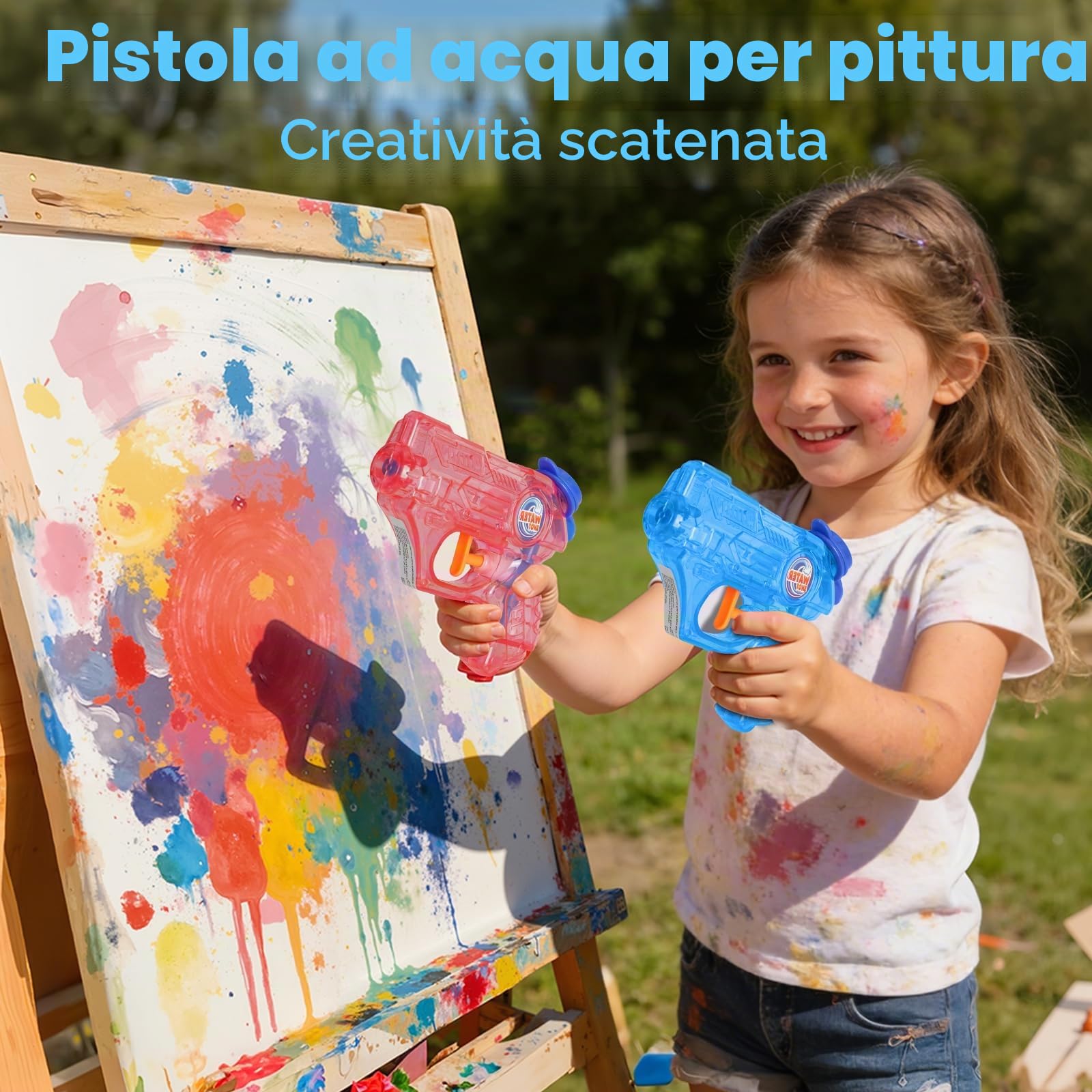 Pistola ad Acqua, 8 Pezzi Mini Pistole ad Acqua per Bambini | Pistole piccole ad Acqua per Adatto Giochi D'acqua Estivi Spiaggia Piscina Giardino, Feste di Compleanno