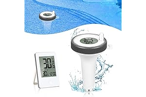 Waterproof Floating Pool Thermometer with Indoor Temp/Humidity Monitor