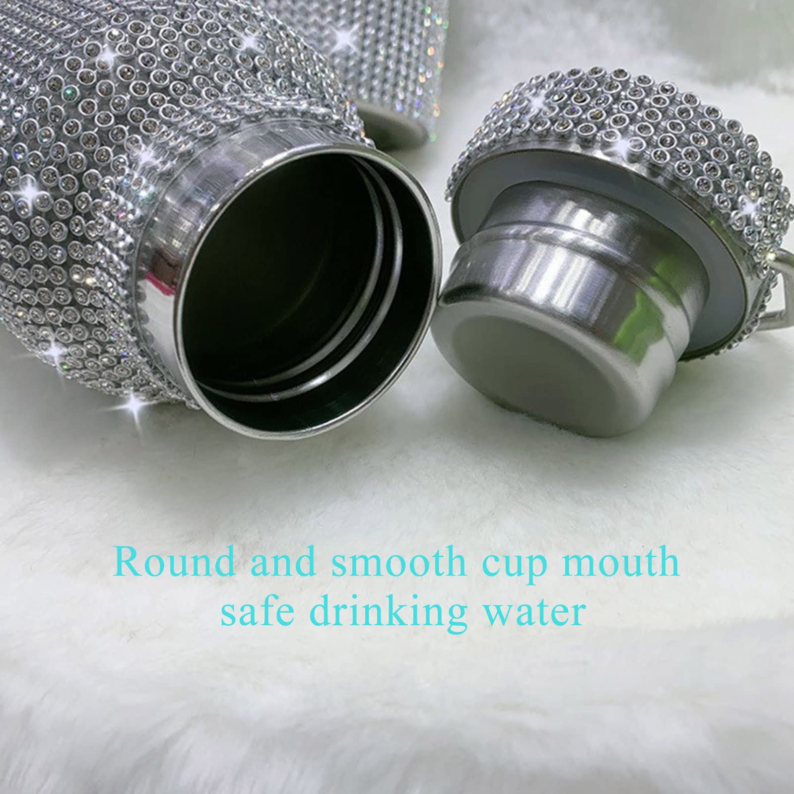 Bottiglia D'acqua Con Diamanti A Corona Regina Vintage 304