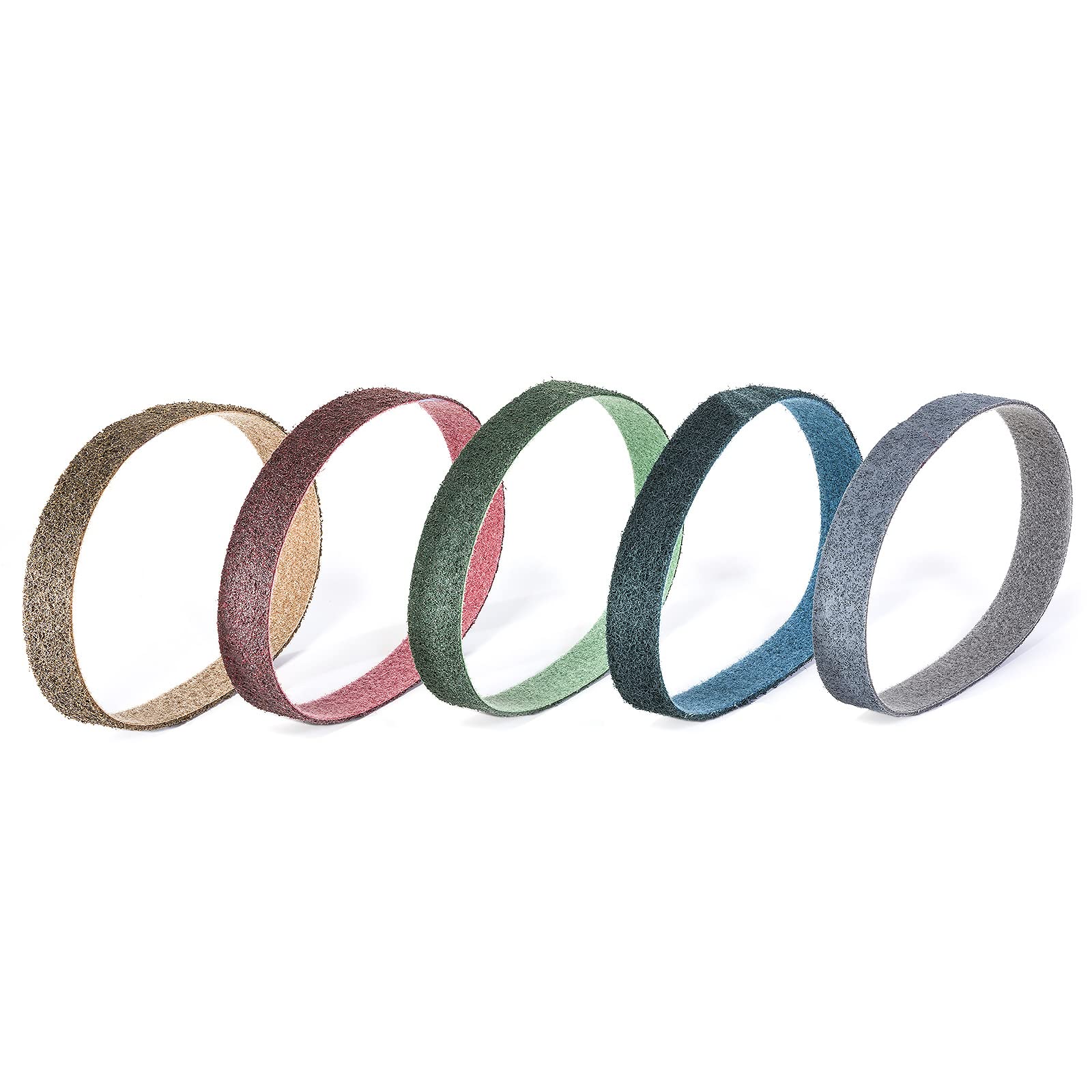 Pro Line Vlies-Schleifband/Vliesband | 40 x 760 mm | 5-teiliges Premium-Set | gemischte Körnungen
