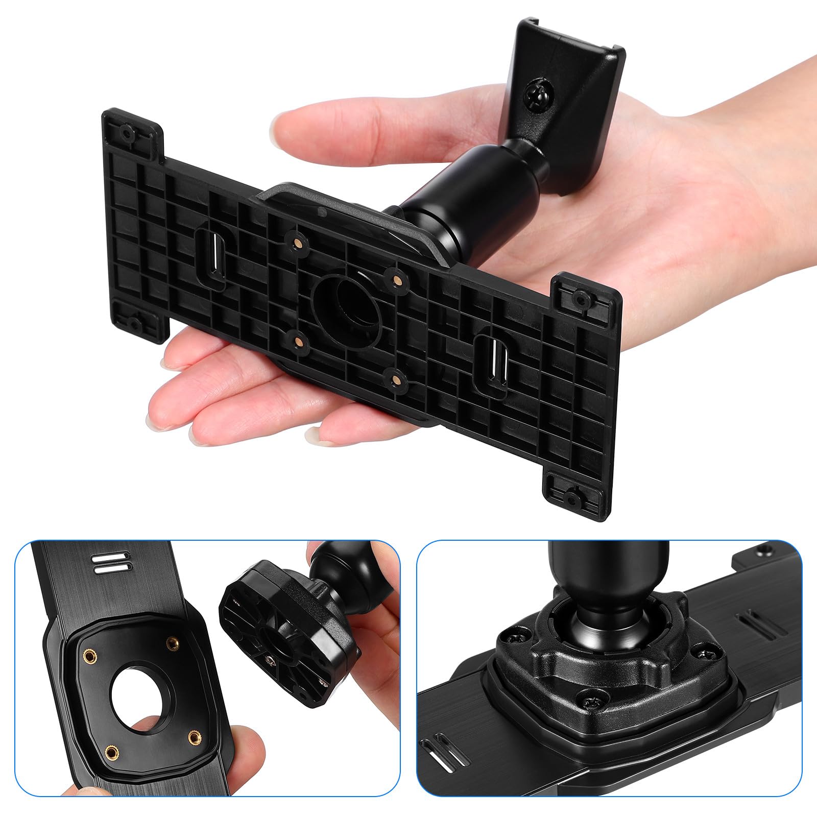 VANZACK Supporto per dashcams sullo specchietto retrovisore, specchietto retrovisore, supporto universale per cruscotto auto per installazione sicura