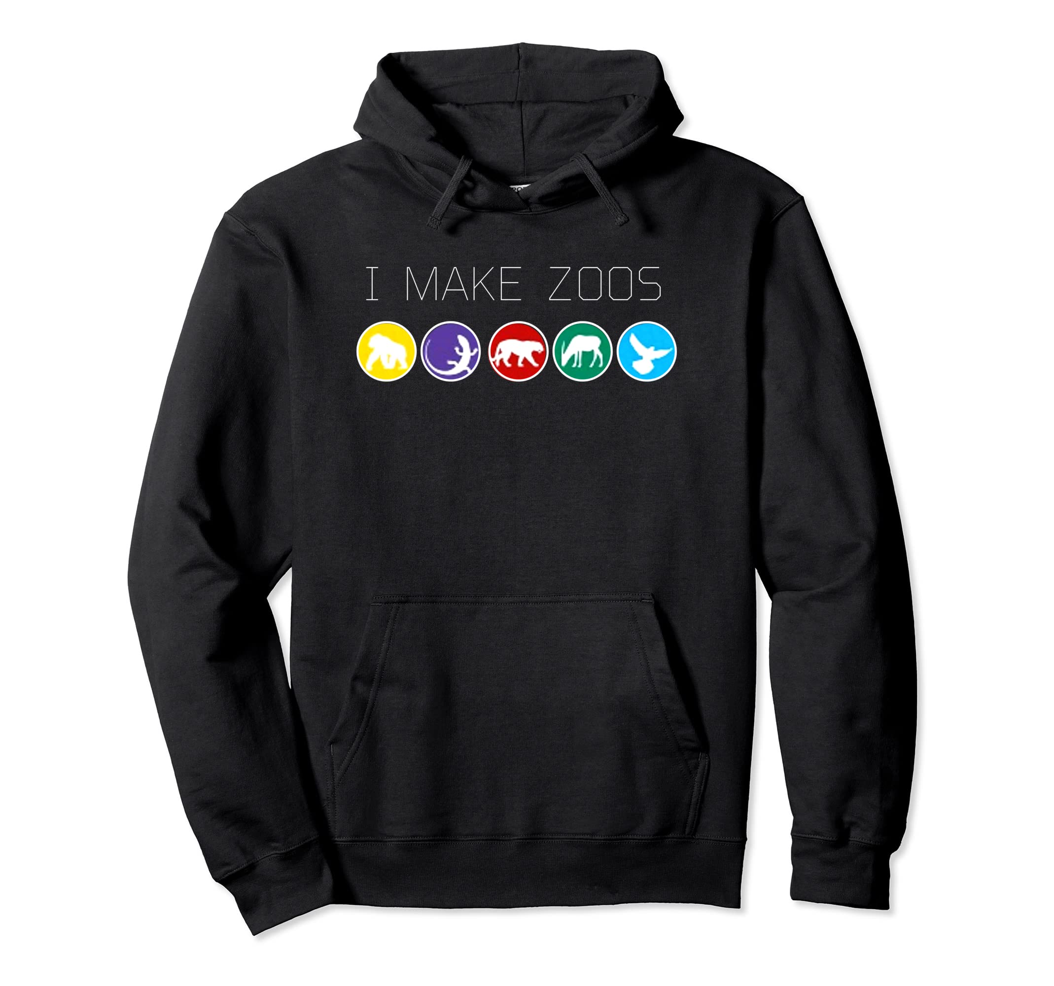 I Make Zoos- Ark Nova Board Game Gift Pullover Hoodie