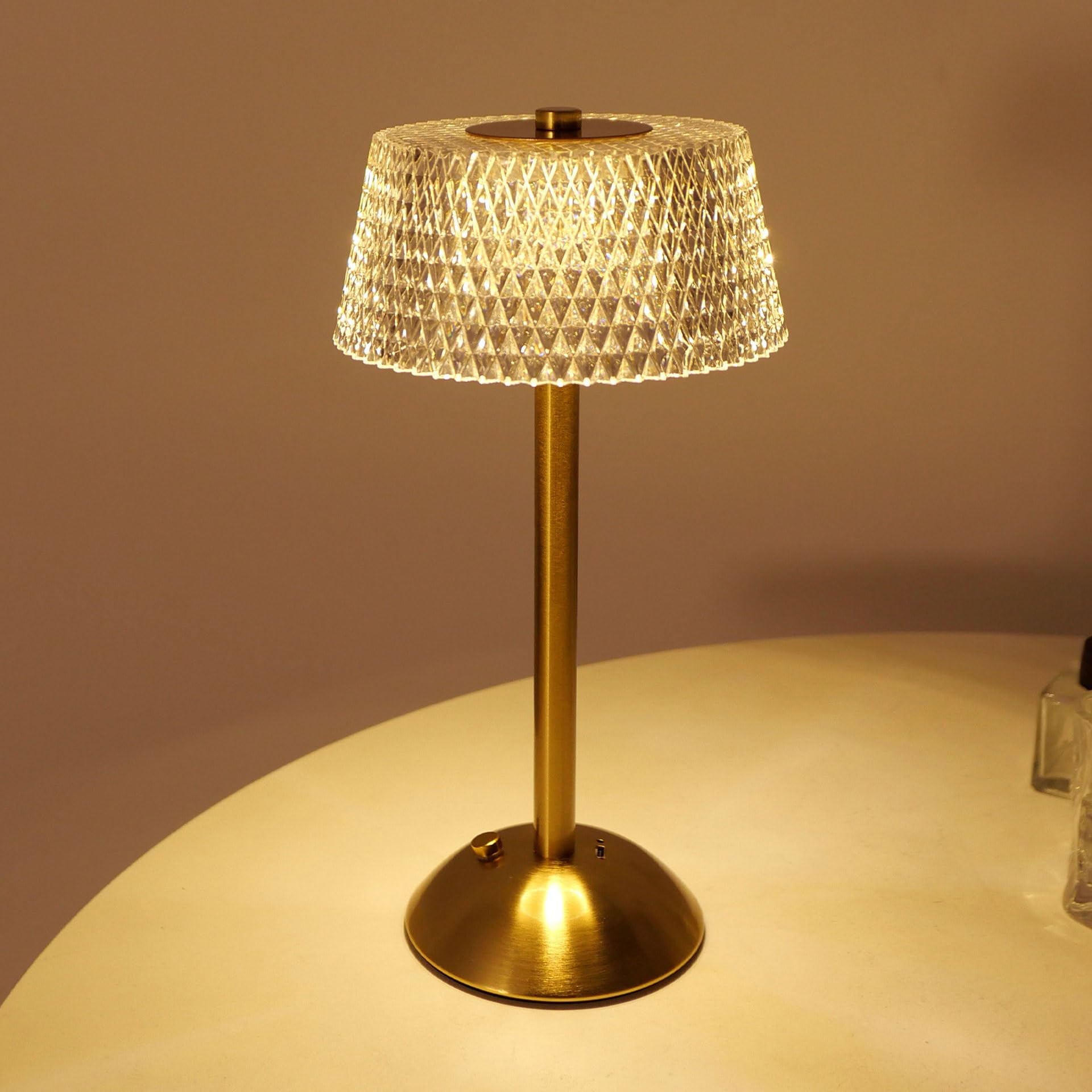 Lampka biurkowa Lampa biurkowa z wyjątkową dekoracyjną atmosferą do sypialni w barze Lampka nocna