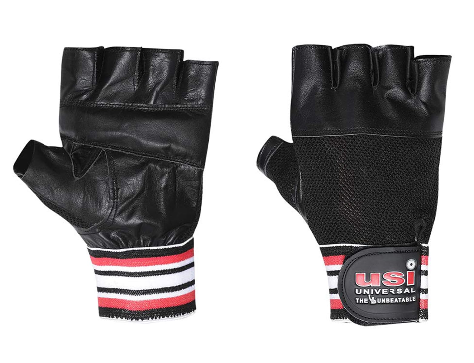 USI Universal Eversafe Gloves Half-Finger Length with Pullers, Professional Weightlifting, Fitness Training and Workout (732e) (L) (B08NB7GTW5) Amazon Price History, Amazon Price Tracker