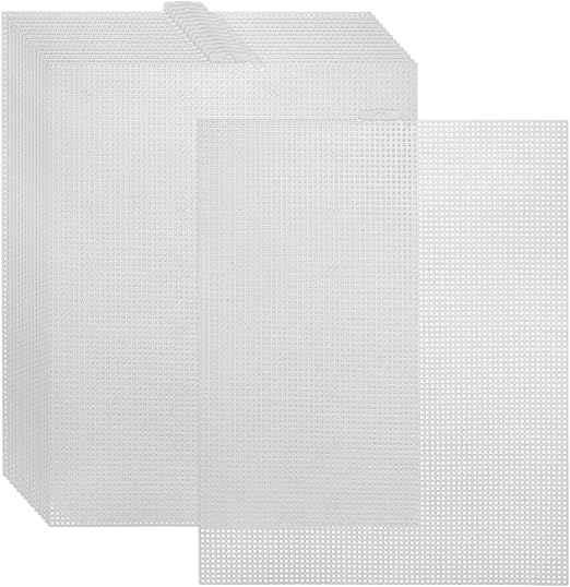 OTYMIOW 15PCS 7 Count Plastic Canvas, 10'' x 13'' Plastic