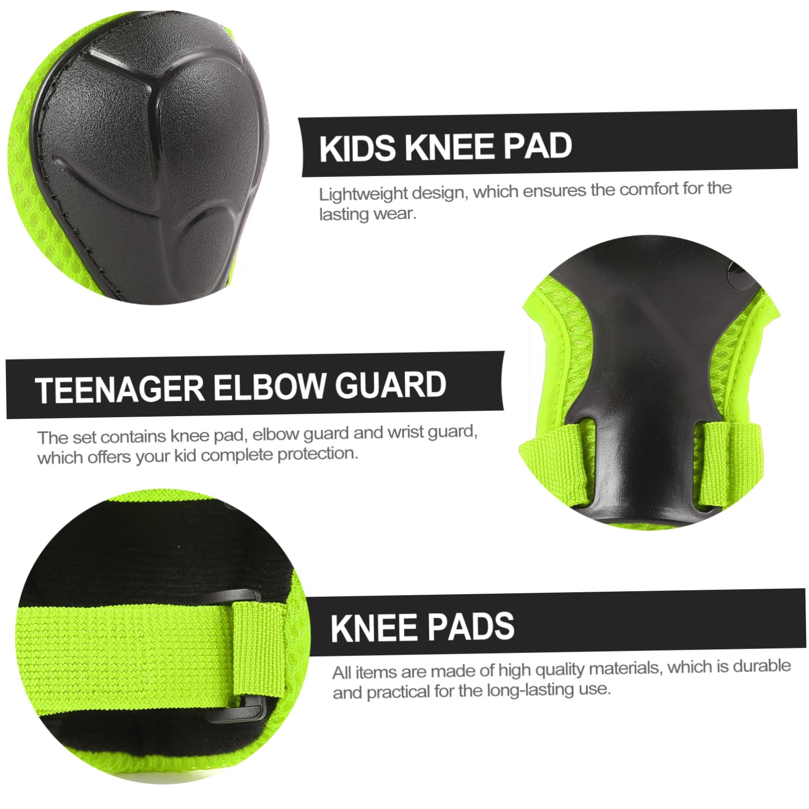 BESPORTBLE 1 Set Teenager Gear Skateboard Gear Cycling Knee Pads Yellow Elbow Pad Boy Elbow Guard Youth Gear Kids Knee Pads Boy Suit Skating Protectors Equipment Toddler Plastic Case Scooter