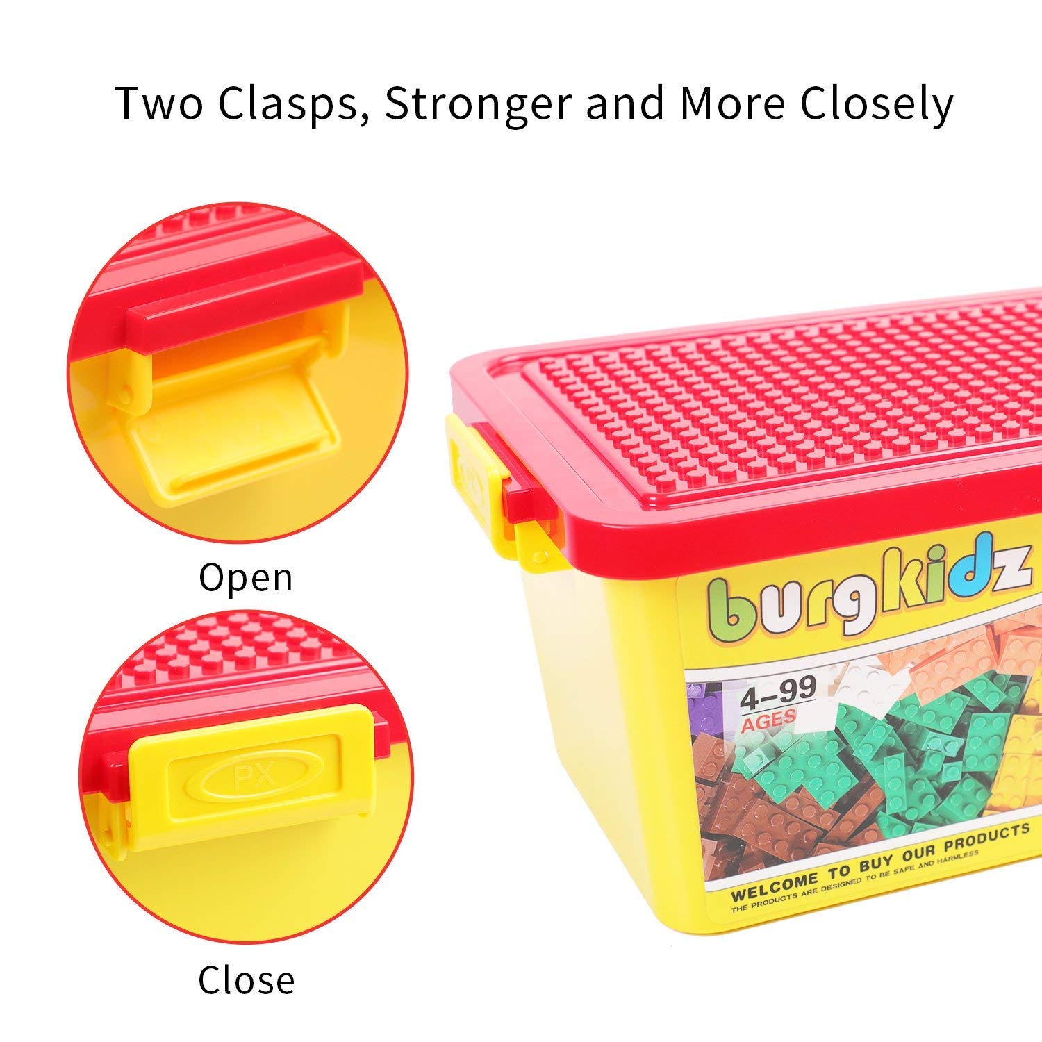 Building Bricks 520 Pieces Set 500 Basic Building Blocks In 17 Shapes
