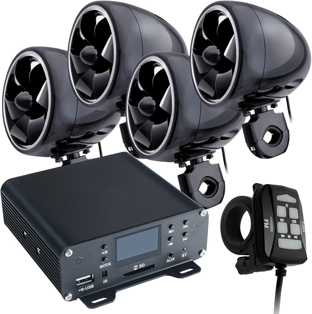 Amazon.co.jp: バイク用 オーディオ サブウーファー 対応 4ch 4台 最大 Amazon.co.jp: バイク用 オーディオ サブウーファー 対応 4ch 4台 最大