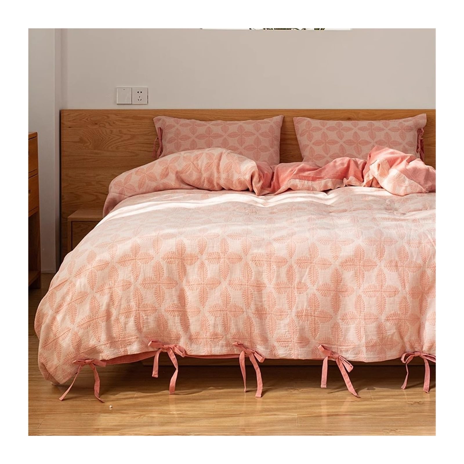 Housse de couette 100% coton gris foncé 200x230 cm avec sa parure de lit 4 pièces