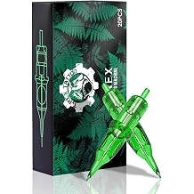 Ambition TREX Cartridges #10 Bugpin 11RL Disposable Tattoo Needles 11 Round Liner Long Taper 1011RL 20Pcs for Rotary Tattoo Machine Supply