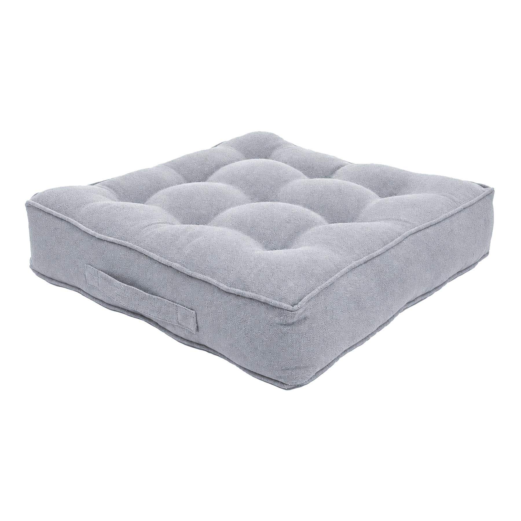 Harbour Housewares - Armchair Booster Cushion - 50 x 50cm - Grey
