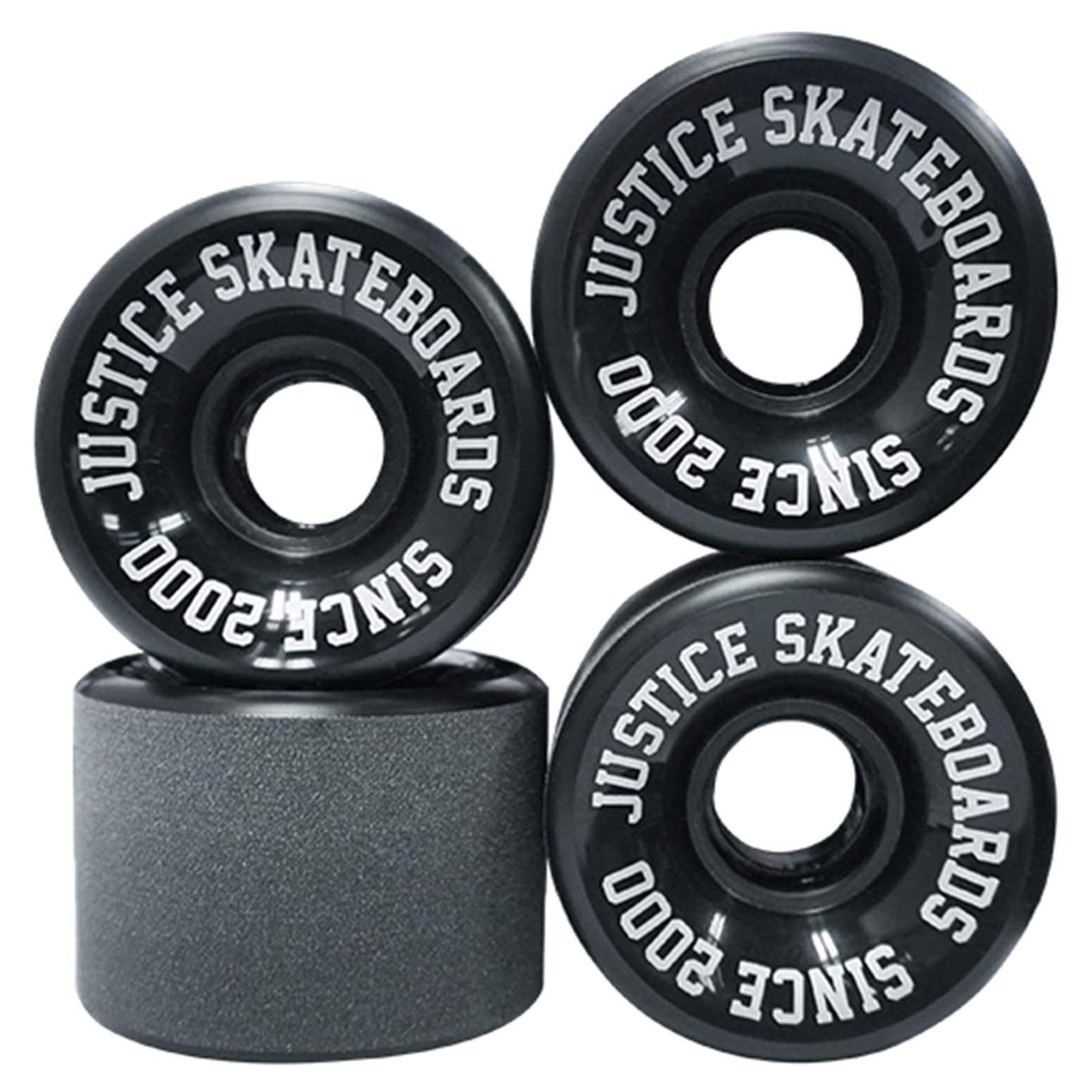 Ruedas Monopatin de 4 Piezas con Rodamientos 78A PU Ruedas de Alto Agarre Rueda Longboard Cruiser para Doble Inclinación de Una Rueda de Calle 60X44 Mm