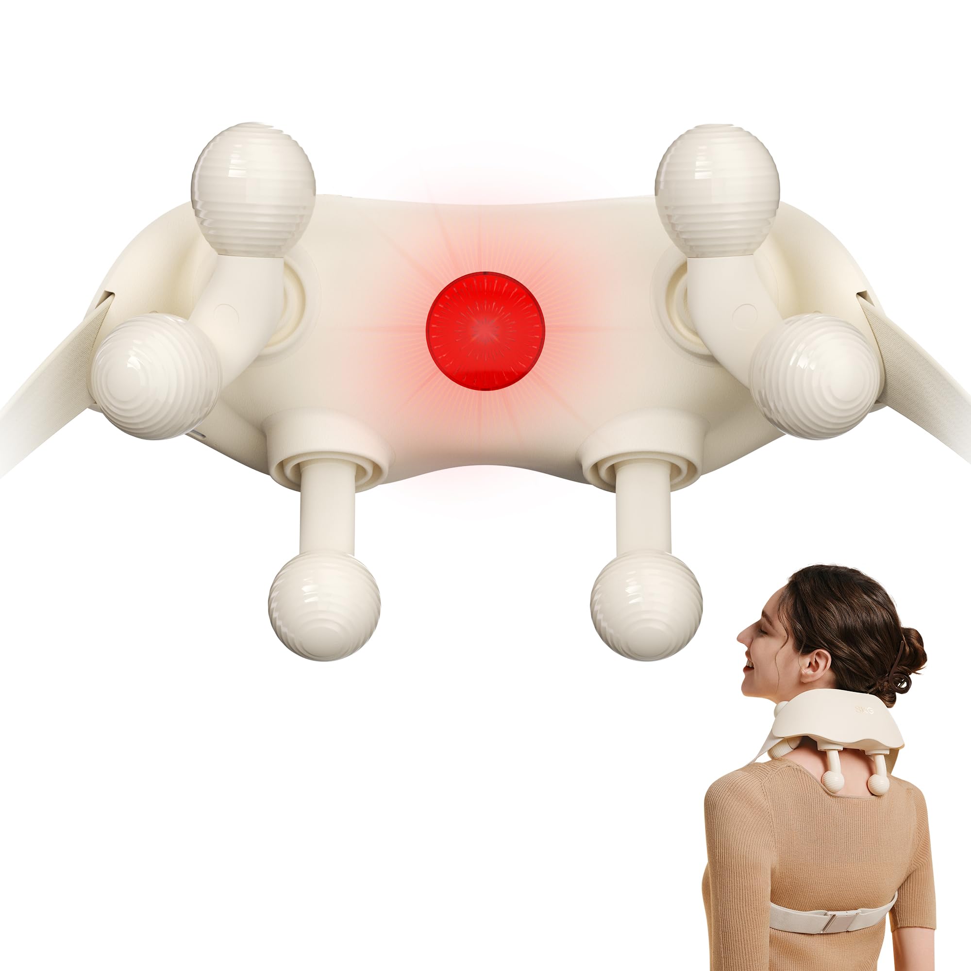 SKG HS500 Neck Massager – Cordless Shiatsu with Heat