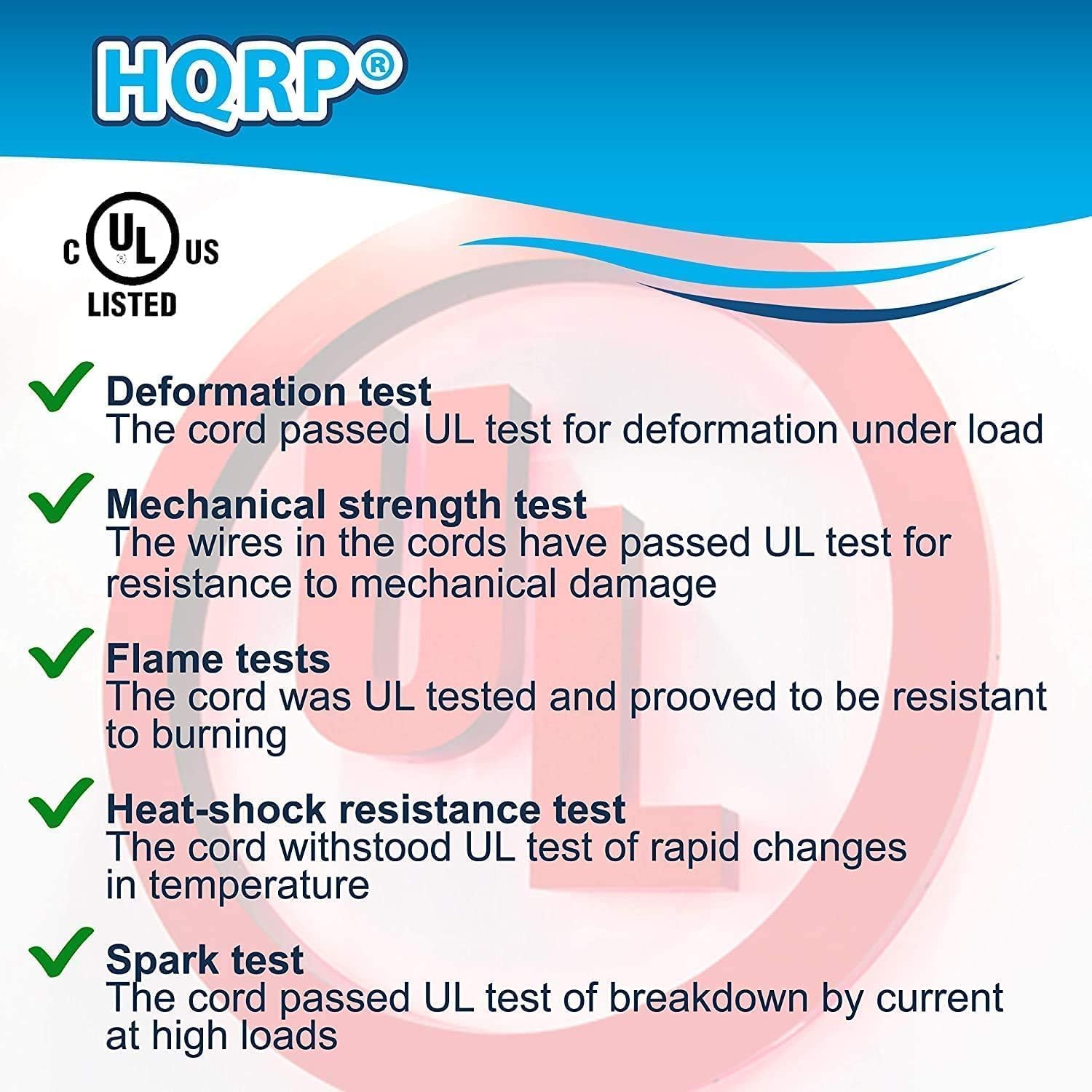 HQRP AC Power Cord Compatible with Dyson DC15 Upright Vacuum Cleaner 908676-01 DC-15 Mains Cable DC15 All Floors, DC15 Animal, DC15 HSN Exclusive, DC15 Total Clean, DC15 Full Kit